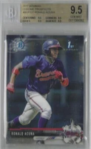 Ronald Acuña Bowman 2017 cromado radiocontrol... BGS 9,5 gema como nuevo con cuatro 9,5 subterráneos - Imagen 1 de 1