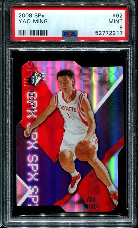 PSA 9 2008 SPx Yao Ming #62 Rockets 72217 B142 como nuevo Foto 1 de 1