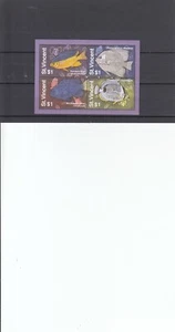 St Vincent 1995 affrancatura postale Klbg 3142-5 pesci - Foto 1 di 1