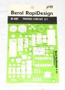 Berol RapiDesign R-321 Modello circuito stampato 2:1 - Nuovo - Foto 1 di 1