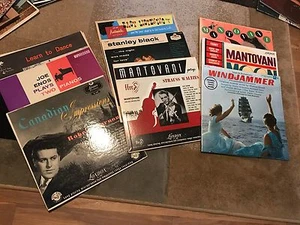 Lot of 9 Records, LPs- Orchestra Variety Mantovani Romantic Melodies- Albums - Picture 1 of 8