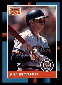 1988 Donruss Bonus MVP's Alan Trammell Detroit Tigers #BC-11 - Picture 1 of 2