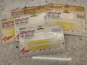 NIP Rally Accesories Kokomo Custom Door Handle Trim Vintage RETRO Yellow Set Of7 - Bild 1 von 7