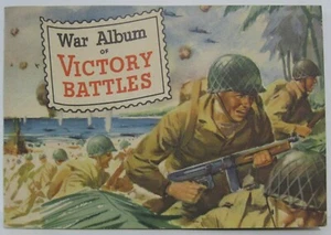 Vintage WWII  General Mills 1945 War Album  Of Victory Battles  With Stamps - Picture 1 of 8