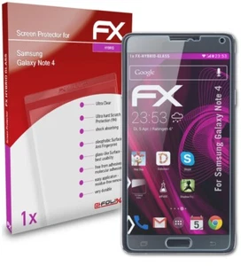 atFoliX Película Vidrio para Samsung Galaxy Note 4 9H Armadura protectora - Imagen 1 de 5