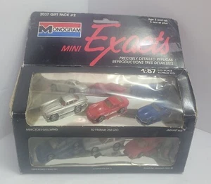 1/87 MONOGRAM Mini Exacts #2037 Mercedes Ferrari Jaguar Ford Corvette Pontiac  - Picture 1 of 7