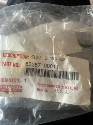 2-NEW OEM TOYOTA 63257-08011 SLIDING ROOF HOLDERS QTY-2 2011-2020 TOYOTA SIENNA - Изображение 1 из 3