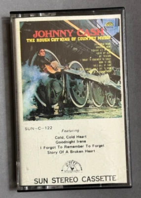 Johnny Cash The Rough Cut King of Country Music Cassette Comp Rare - Image 1 of 4