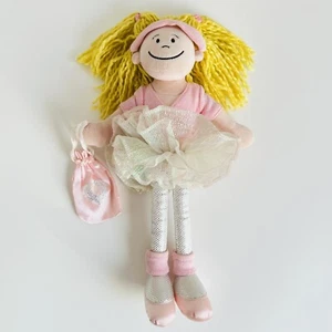 Vintage Jellycat Nina Ballerina Girl Rag Doll Plush Soft Toy Teddy Bear Retired - Picture 1 of 8