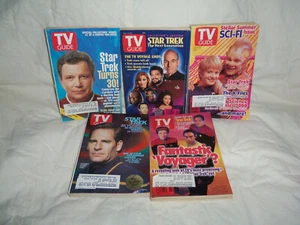 5 Ausgaben TV GUIDE mit verschiedenen Covern von STAR TREK. - Bild 1 von 1