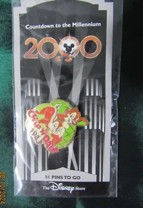DISNEY COUNTDOWN TO THE MILLENNIUM #82 CHIP N DALE PIN NEW - Imagen 1 de 1