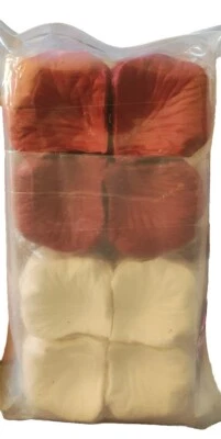 Artificial Rose Petals 1,000 White 1000 Red For DYI, Romantic Gestures - Image 1 of 3