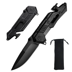 Pocket Folding Knife Tactical Camping Survival Tool EDC Outdoor Hunting Knives - Picture 1 of 27