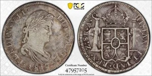 1819 Zs AG PCGS VF Detail Zacatecas Z8.9.1(.)G MEXICO Silver 8 Reales 8R #51232A - Picture 1 of 3