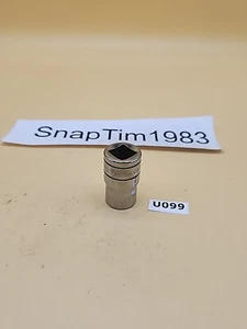 Snap-on Tools USA 1/2" Drive 9/16" SAE 6 Point Shallow Chrome Socket TW181A - Picture 1 of 5