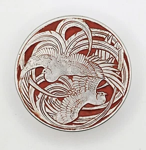 Vintage Commercial Lalique Roger et Gallet Powder Box Art Deco  - Picture 1 of 3