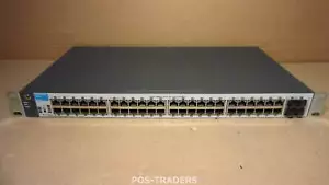 HP J9660A 1810-48G Gigabit Switch 48-Port + 4x SFP Ports Netzwerk INCL RACK EARS - Afbeelding 1 van 3