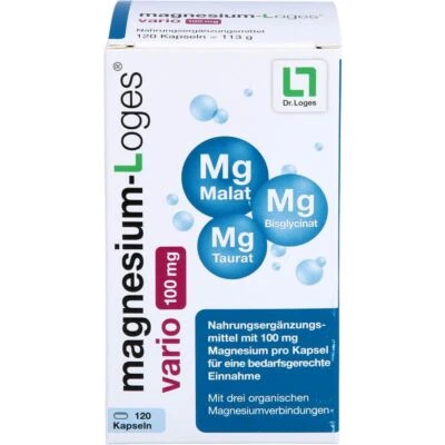 DR. LOGES + CO. GMBH MAGNESIUM-LOGES vario 100 mg Kapseln 120 St PZN17558806