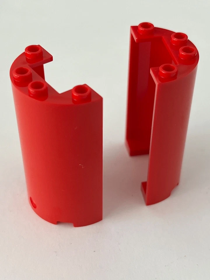 LEGO part 85941 (2pcs) Half Round Cylinder 2x4x5 with 1x2 Cutout Pick Color - Image 1 of 1