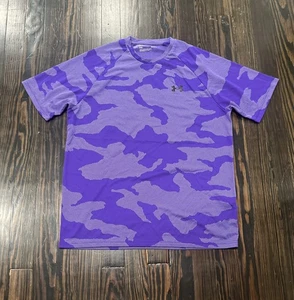 Camiseta Under Armour Performance para hombre grande púrpura poliéster - Imagen 1 de 4