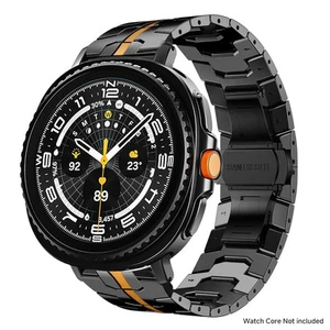 Bracelet Acier Inoxydable pour Galaxy Watch 8/8 Classic Bracelet Réglable en Métal - Photo 1 sur 30