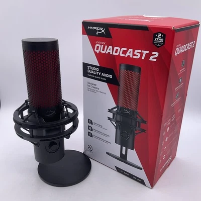 HyperX QuadCast 2 USB Microphone (QDC002) With Multifunctional Polar Patterns - Image 1 of 4