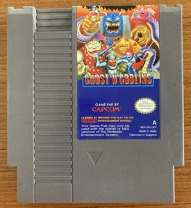 NES ~ GHOST 'N GOBLINS ~ Nintendo Game Ghosts 3 Screw NES-GG-UKV Cart Only Pal A - Picture 1 of 13