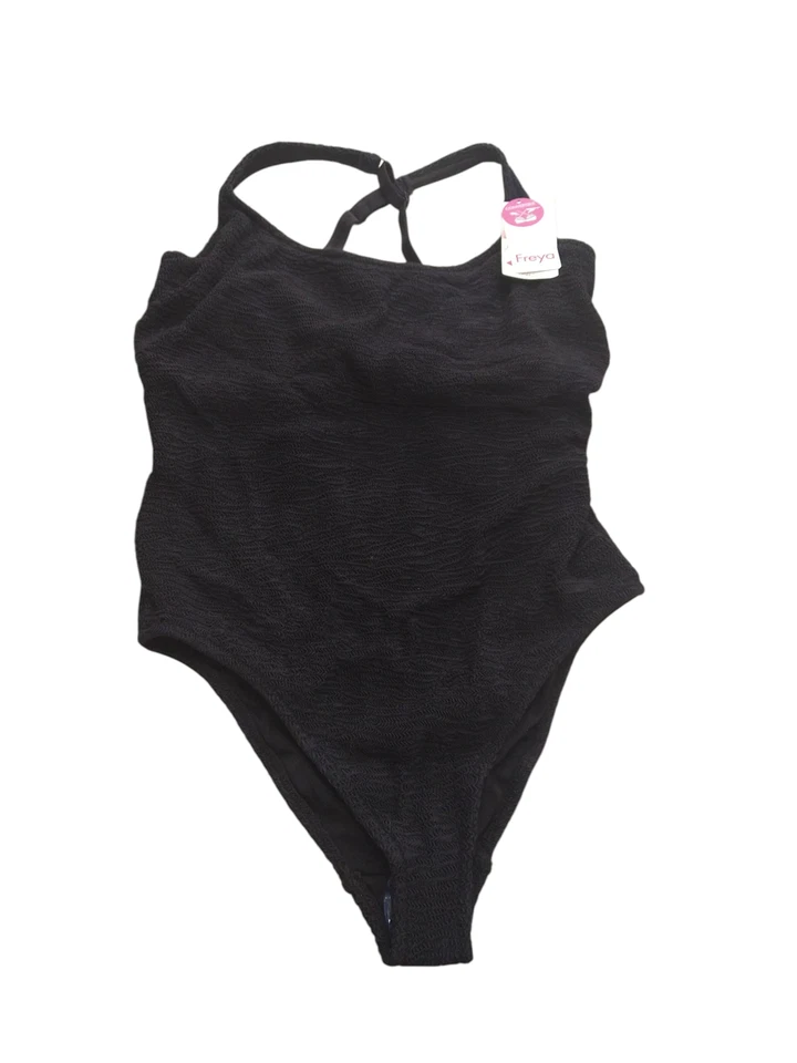 Traje de baño Freya NEGRO Ibiza Waves con aros forrado de malla de una pieza, EE. UU. 34H, REINO UNIDO 34FF Foto 1 de 1