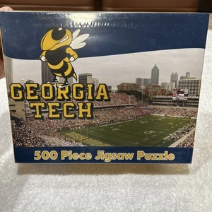 Georgia Tech Football Field 500 Piece Jigsaw Puzzle New Yellow Jackets - Picture 1 of 6