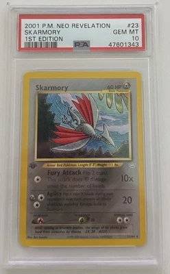 Skarmory Neo Revelation 1st Edition PSA 10 Pokemon 23/64 POP 136 - Image 1 of 3