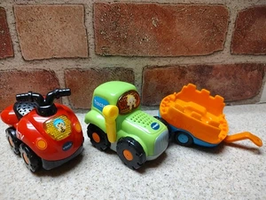 vtech go go smart wheels Traktor ATV Schlepper hinter Wagen alle funktionieren - Bild 1 von 14