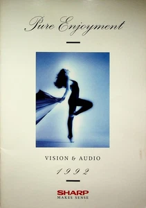 Sharp Vision & Audio 1992 HiFi Vintage Katalog Booklet Elektronik Musik System - Bild 1 von 5