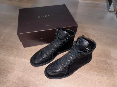 Gucci High Tops Sneaker Schwarz 45 10.5 Herren (WIE NEU!) - Bild 1 von 2