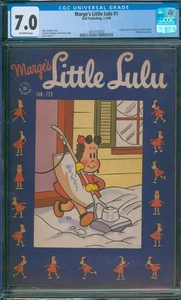 Marge's Little Lulu #1 (1948) ⭐ CGC 7.0 ⭐ Rare! Key Golden Age Dell Comic - Picture 1 of 2
