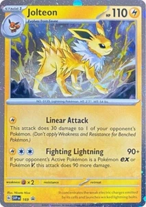 Pokemon TCG: Scarlet & Violet SVP-169 Jolteon Black Star Promo NEW N/MINT+ - Picture 1 of 4