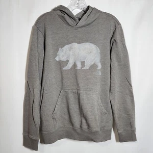 The North Face XL Youth/Junior 18-20 Gray Bear Sweatshirt Hoodie Casual  - Picture 1 of 7