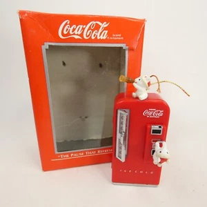 Vintage 1989 The Pause That Refreshes Coca Cola Ornament Coke Machine Mice PBKMR - Picture 1 of 18