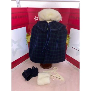 American Girl Pleasant Co Samantha's kariertes Cape mit Gamaschen eleganter Hut & Muff - Bild 1 von 7