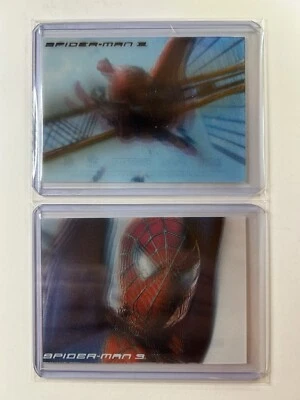 SPIDER-MAN 3 MOVIE 2008 EXPANSION SET B LENTICULAR CARD SET (2) UNNUMBERED - Image 1 of 4