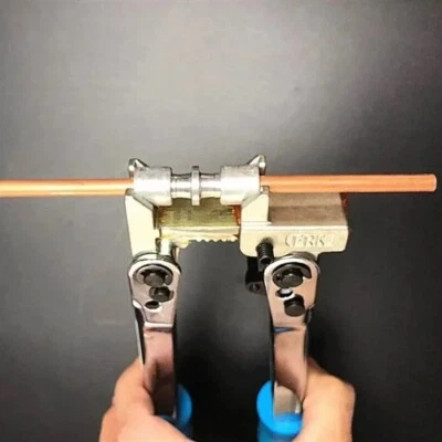 Alicates de prensado de anillo de bloqueo para refrigerador herramienta de conexión sin llama soldadura de anillo Foto 1 de 4