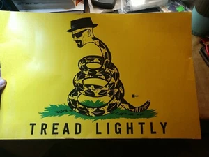 Tread Lightly Breaking Bad 11""x17"" impresión promocional 2013 *RARO* - Imagen 1 de 4