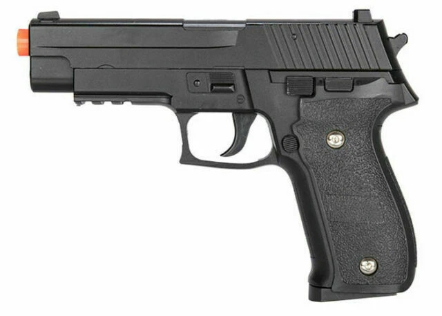 UK Arms G26H Airsoft Full Metal Spring Pistol - Black