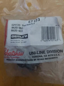 Gemline Thermostat ET123 (Replaces G24133 8620-953 8620-403) (Box EEEE) - Picture 1 of 2