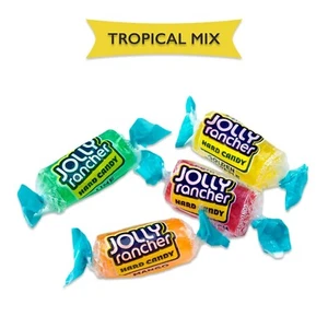 Tropical Jolly Rancher Wrapped Candy 8 Pounds Bulk Hard Candies - Picture 1 of 5