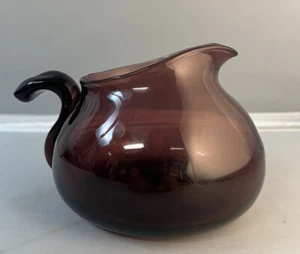 Blenko Glass 555 Squat Pitcher Amethyst Purple Mid Century Modern - Picture 1 of 8