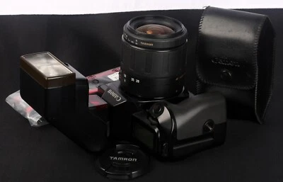 Canon EOS 630 QD AF 35mm Film SLR + Tamron AF 28-80mm f/3.5-5.6 Lens & 300EZ Kit - Image 1 of 4