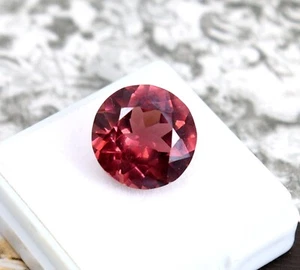 AAA+ Natural Round Shape 10.65Ct Hessonite Garnet Loose Certified Gemstone - Picture 1 of 9