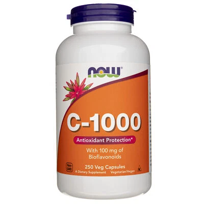 NOW FOODS Vitamin C-1000 mit BioFlavonoiden 250 Kapseln