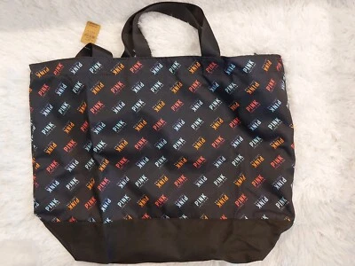 Victoria's Secret VS Rainbow Logo LOVE PINK Weekender Tote Beach Rainbow Logo - Image 1 of 2