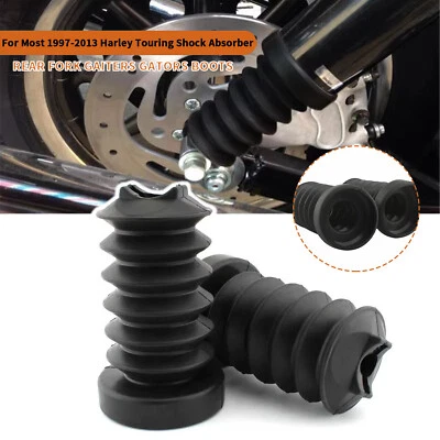 Botas horquilla amortiguador trasero para Harley Touring Electra Glide FLHTK FLHTCU Foto 1 de 4